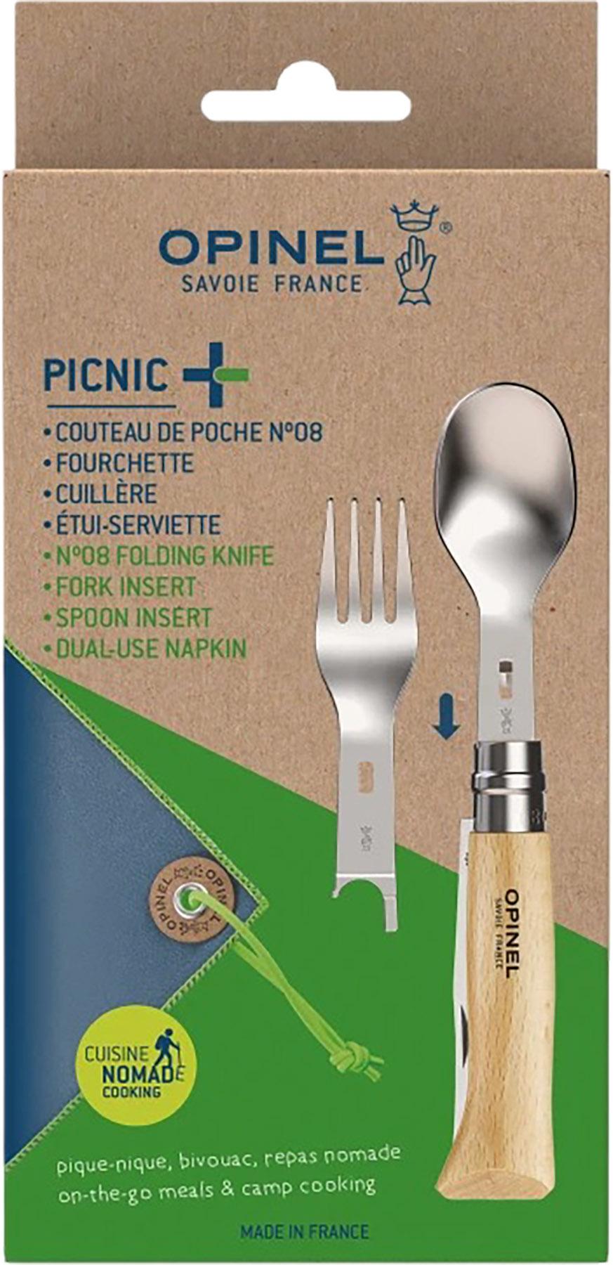 Numéro de l'image de la galerie de produits 4 pour le produit Serviette à double usage avec insert fourchette et cuillère Picnic+
