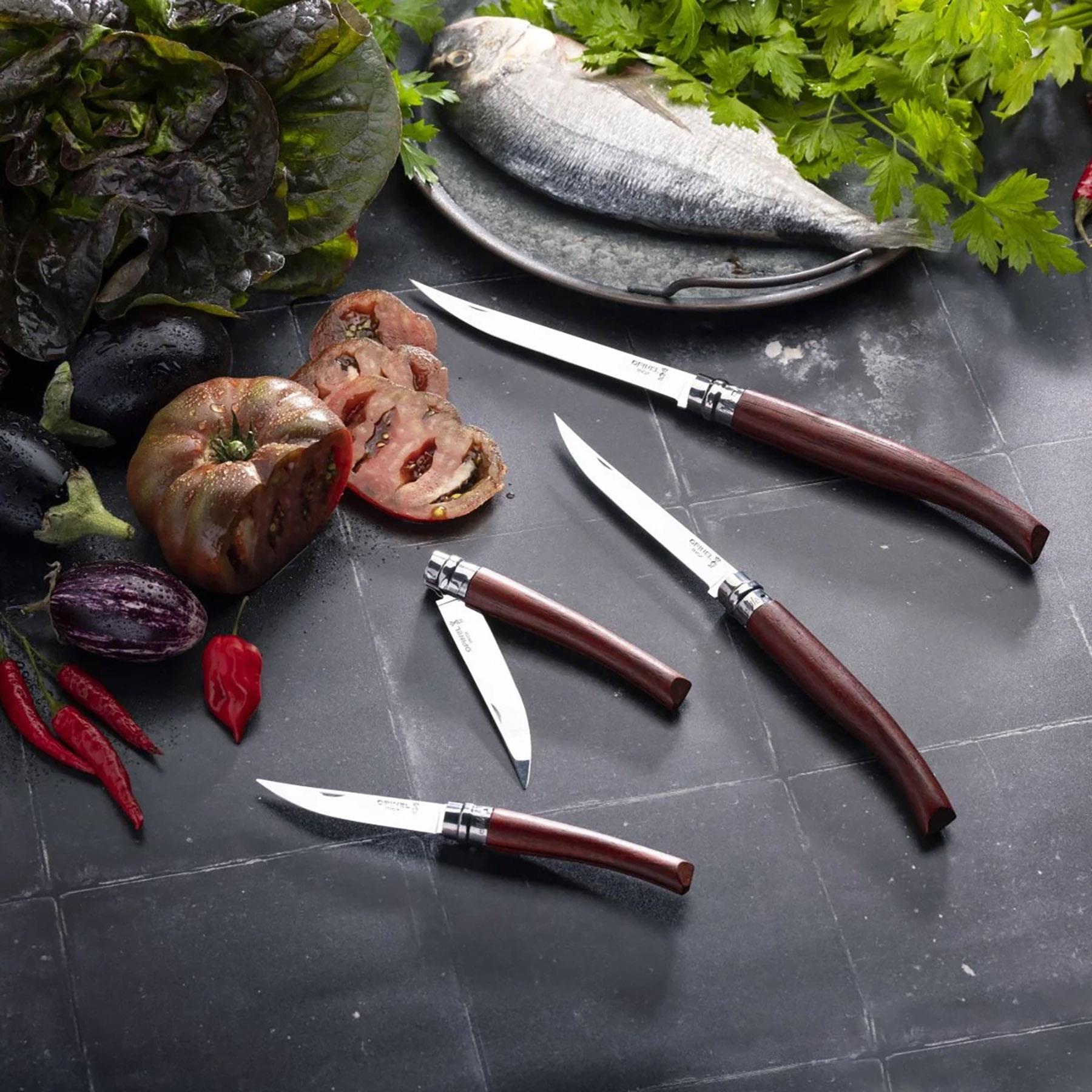 Product gallery image number 3 for product Effilé N°15 Padouk Handle Folding Knife