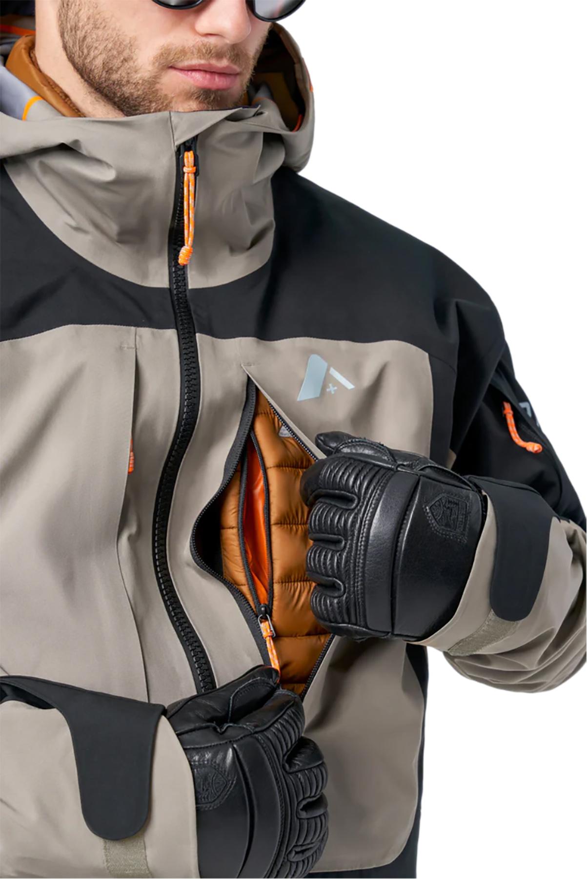 Product gallery image number 4 for product MTN-X Highland 3 Layer Hybrid Jacket - Men's