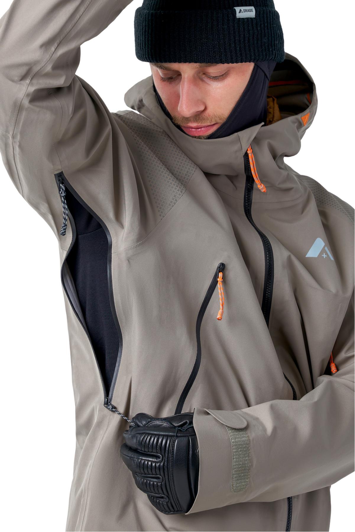 Product gallery image number 7 for product Manteau léger 3 couches MTN-X Glacier - Homme