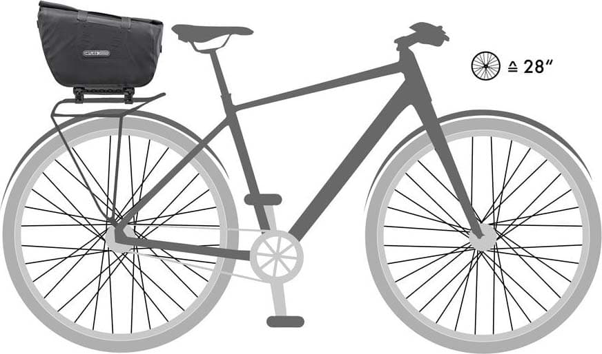 Numéro de l'image de la galerie de produits 8 pour le produit Sacoche vélo pour porte-bagages 12L