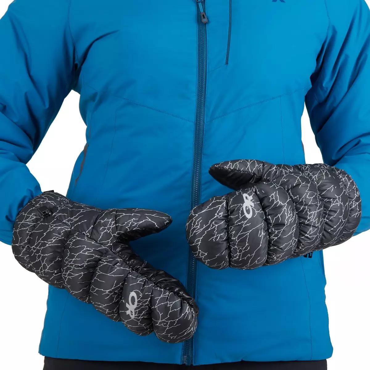 Product gallery image number 2 for product Transcendent Down Mitts Printed - Unisex