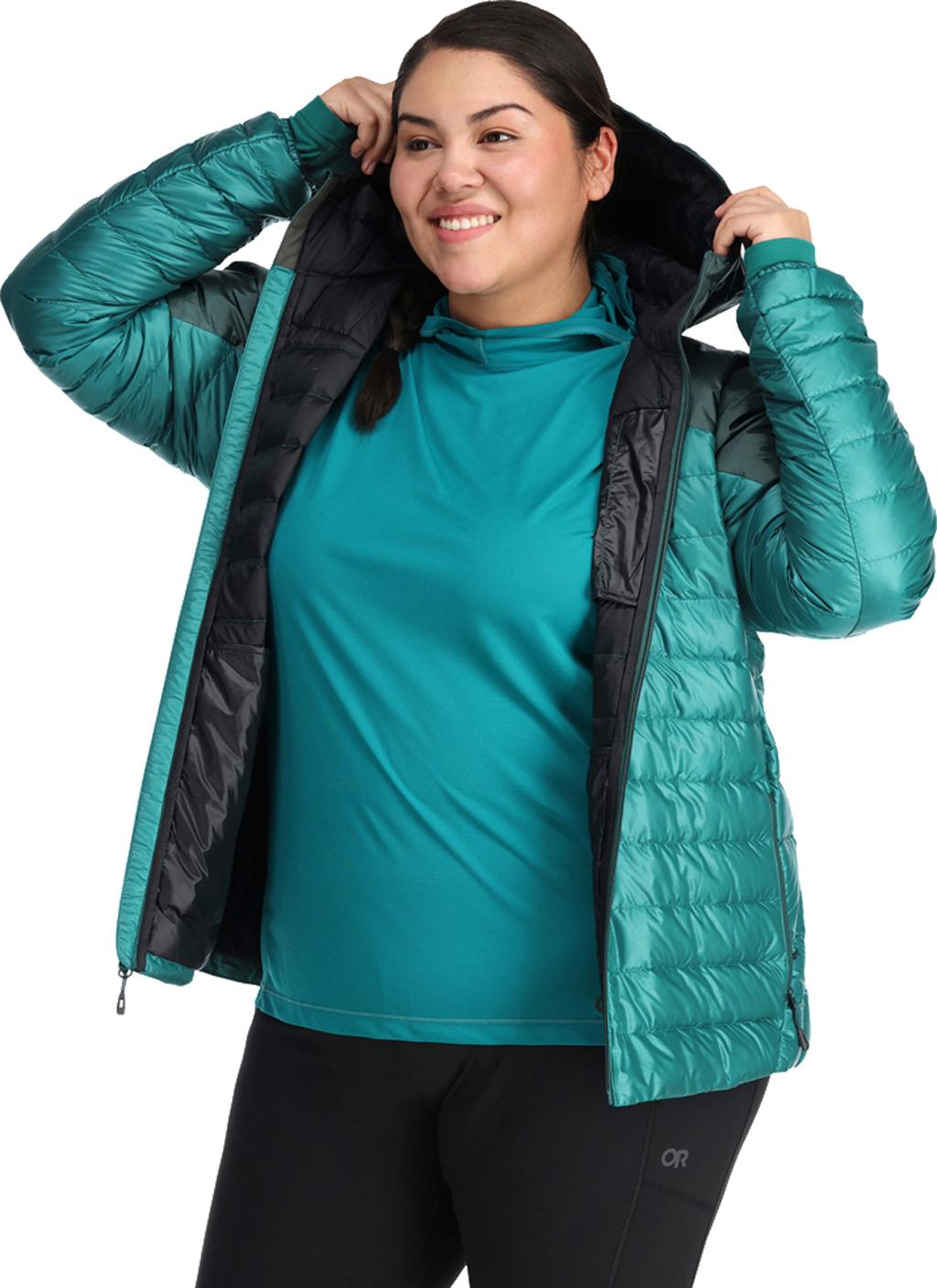 Product gallery image number 3 for product Helium Down Plus Size Hoodies - Women's