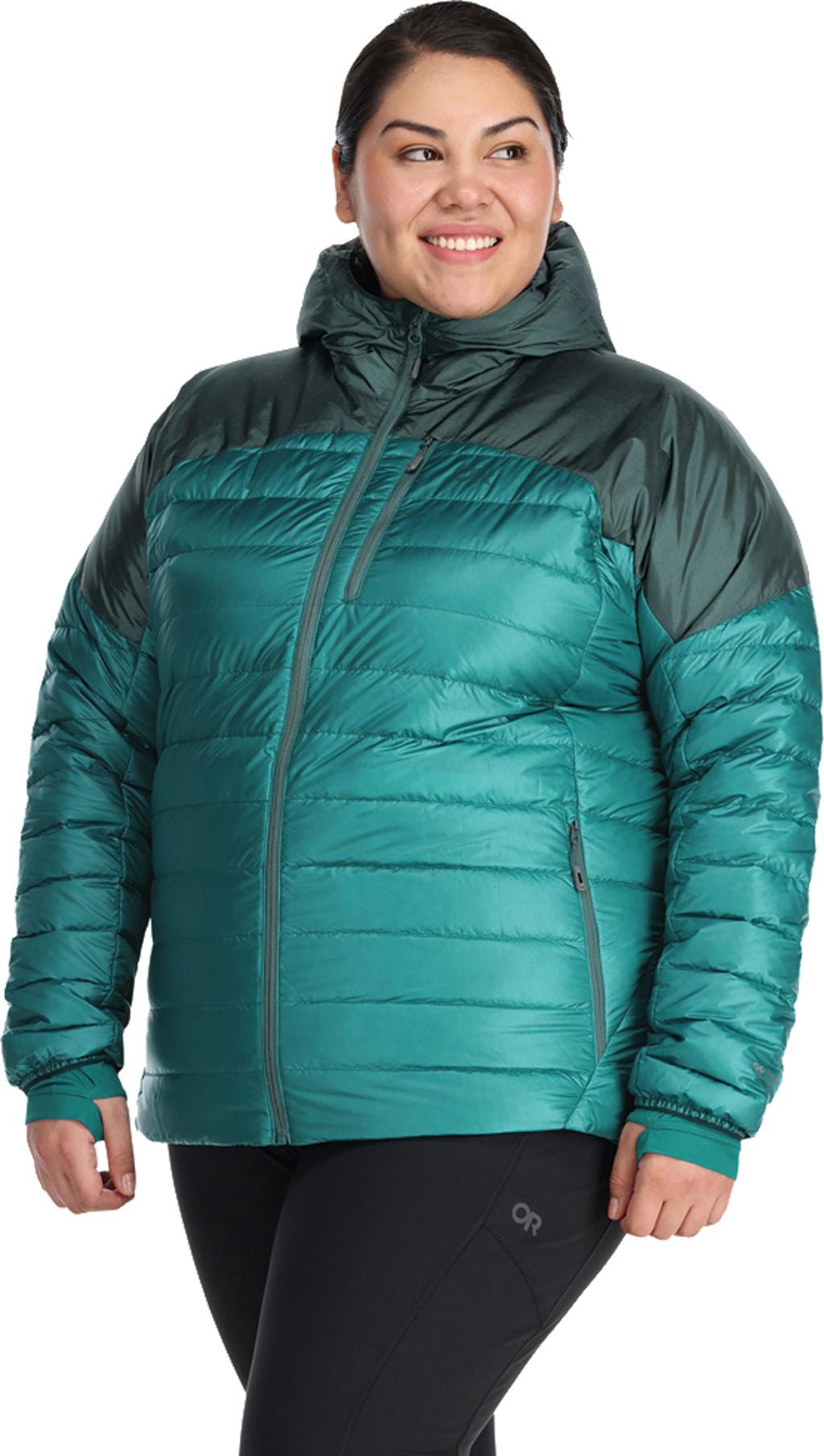 Product gallery image number 4 for product Helium Down Plus Size Hoodies - Women's
