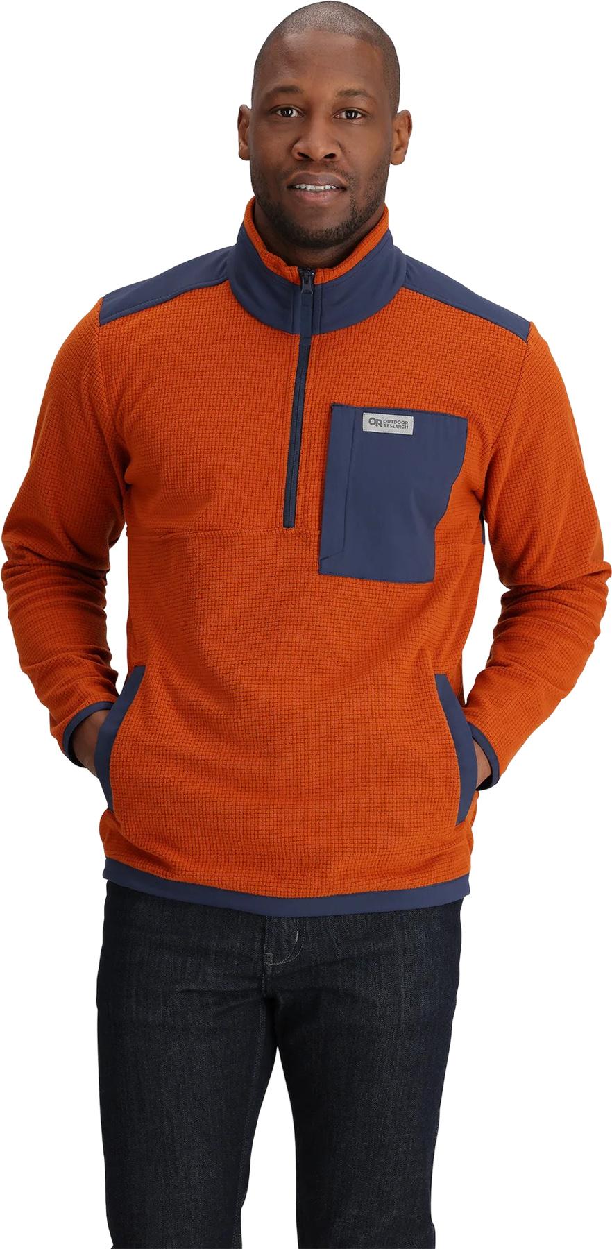 Product gallery image number 3 for product Trail Mix Quarter Zip Pullover Jacket - Men's