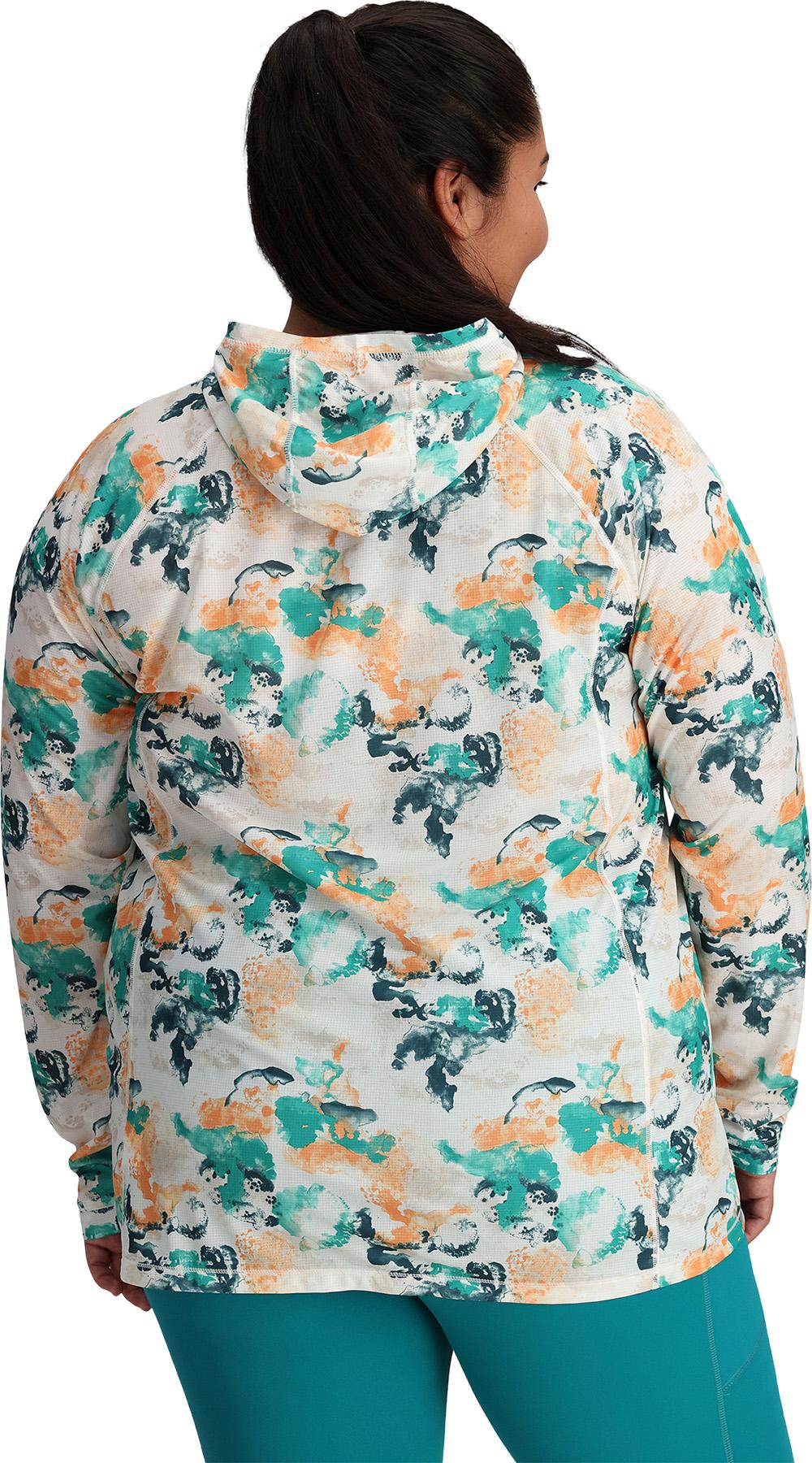Numéro de l'image de la galerie de produits 4 pour le produit Chandail à capuchon imprimé grande taille Echo - Femme
