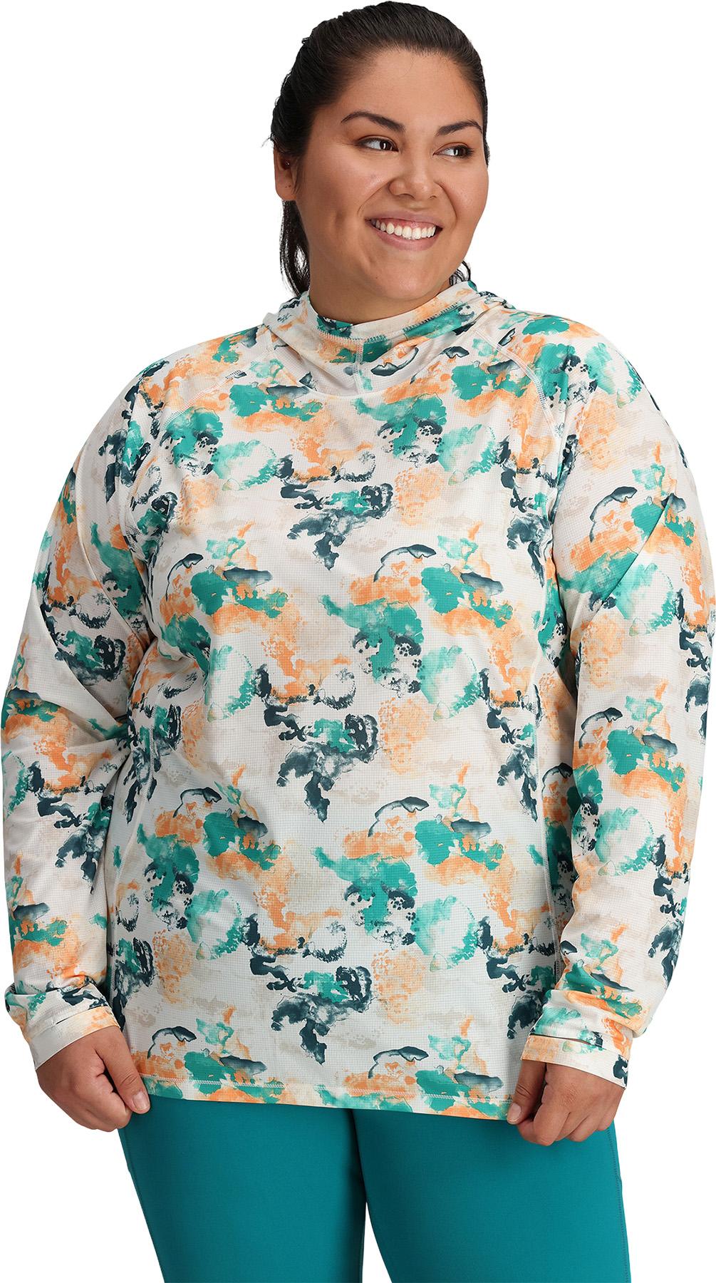 Numéro de l'image de la galerie de produits 2 pour le produit Chandail à capuchon imprimé grande taille Echo - Femme