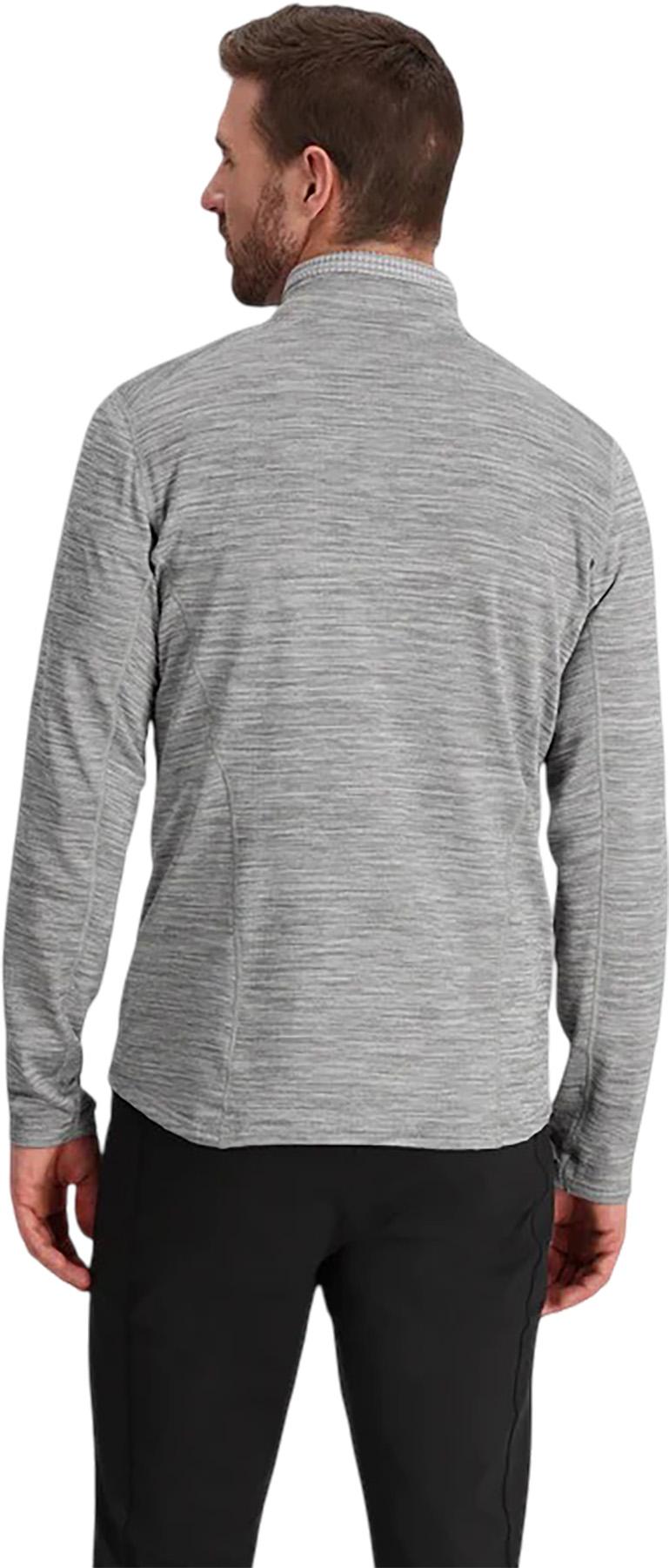Product gallery image number 2 for product Vigor Grid Fleece Half Zip Base Layer Top - Men's