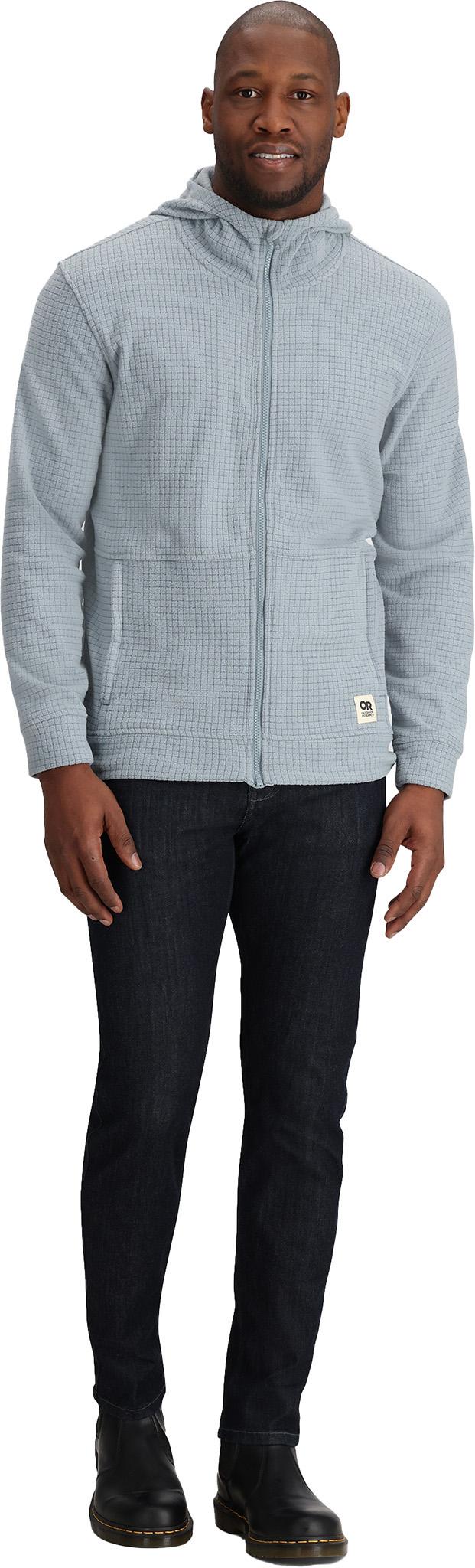 Numéro de l'image de la galerie de produits 5 pour le produit Chandail à capuchon à glissière complète en molleton Mega Trail Mix - Homme