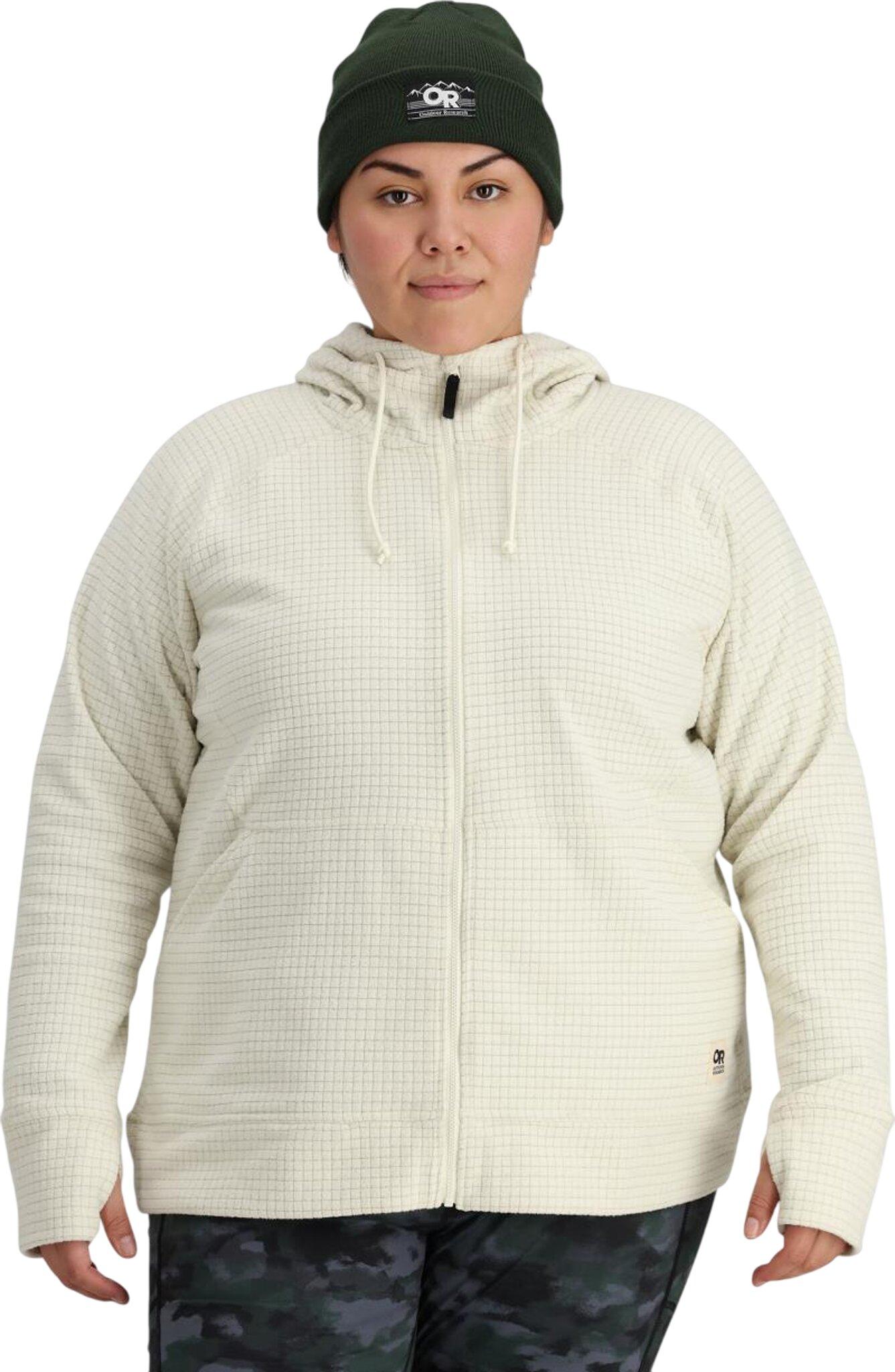 Numéro de l'image de la galerie de produits 2 pour le produit Chandail à capuchon à glissière pleine longueur en molleton Mega Trail Mix - Grande taille - Femme