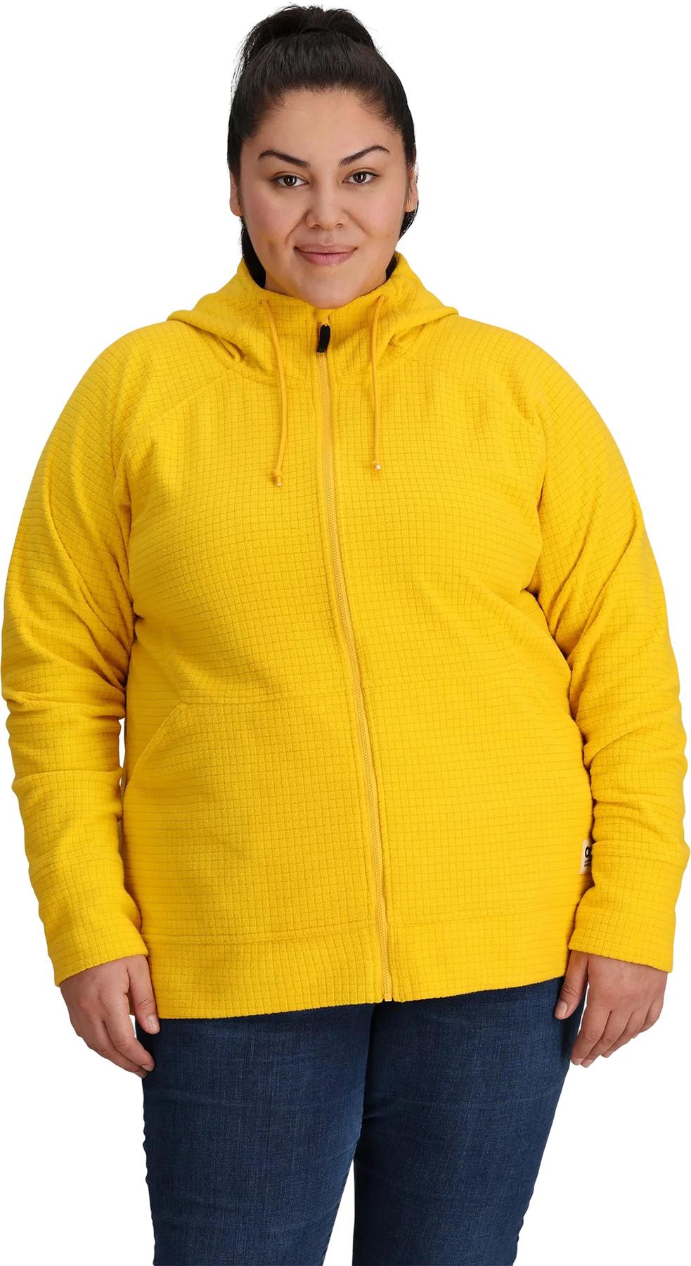 Numéro de l'image de la galerie de produits 4 pour le produit Chandail à capuchon à glissière pleine longueur en molleton Mega Trail Mix - Grande taille - Femme