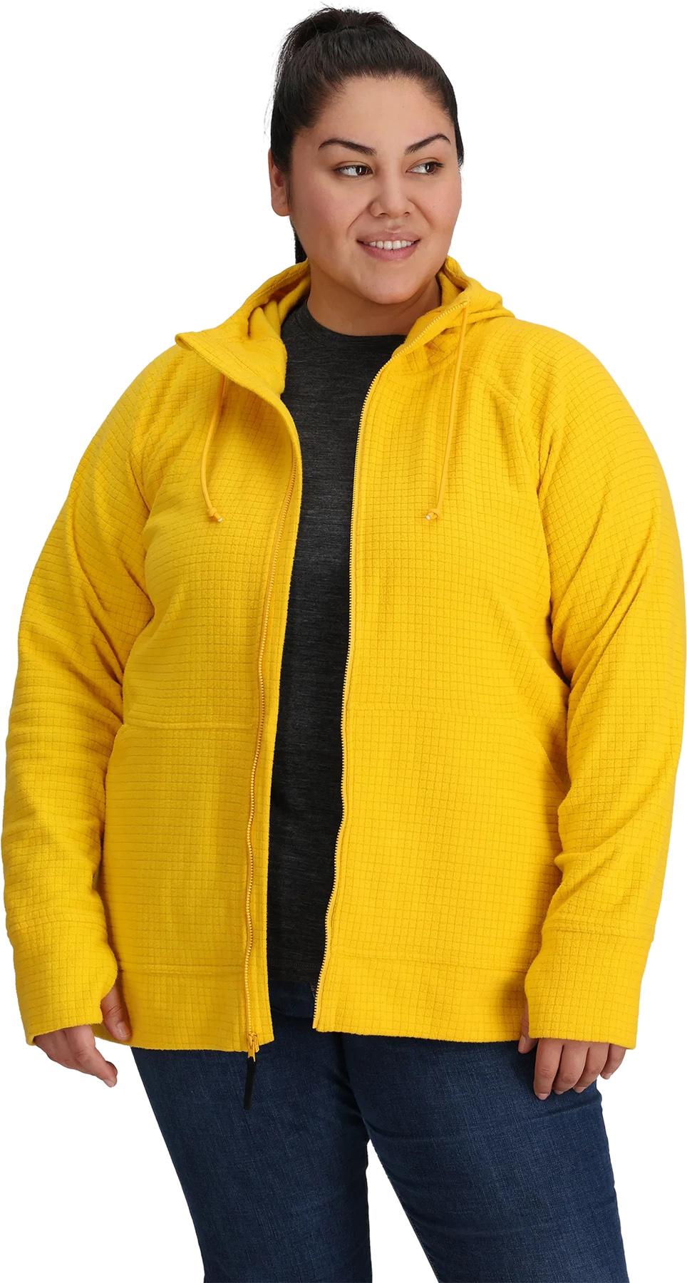 Numéro de l'image de la galerie de produits 5 pour le produit Chandail à capuchon à glissière pleine longueur en molleton Mega Trail Mix - Grande taille - Femme