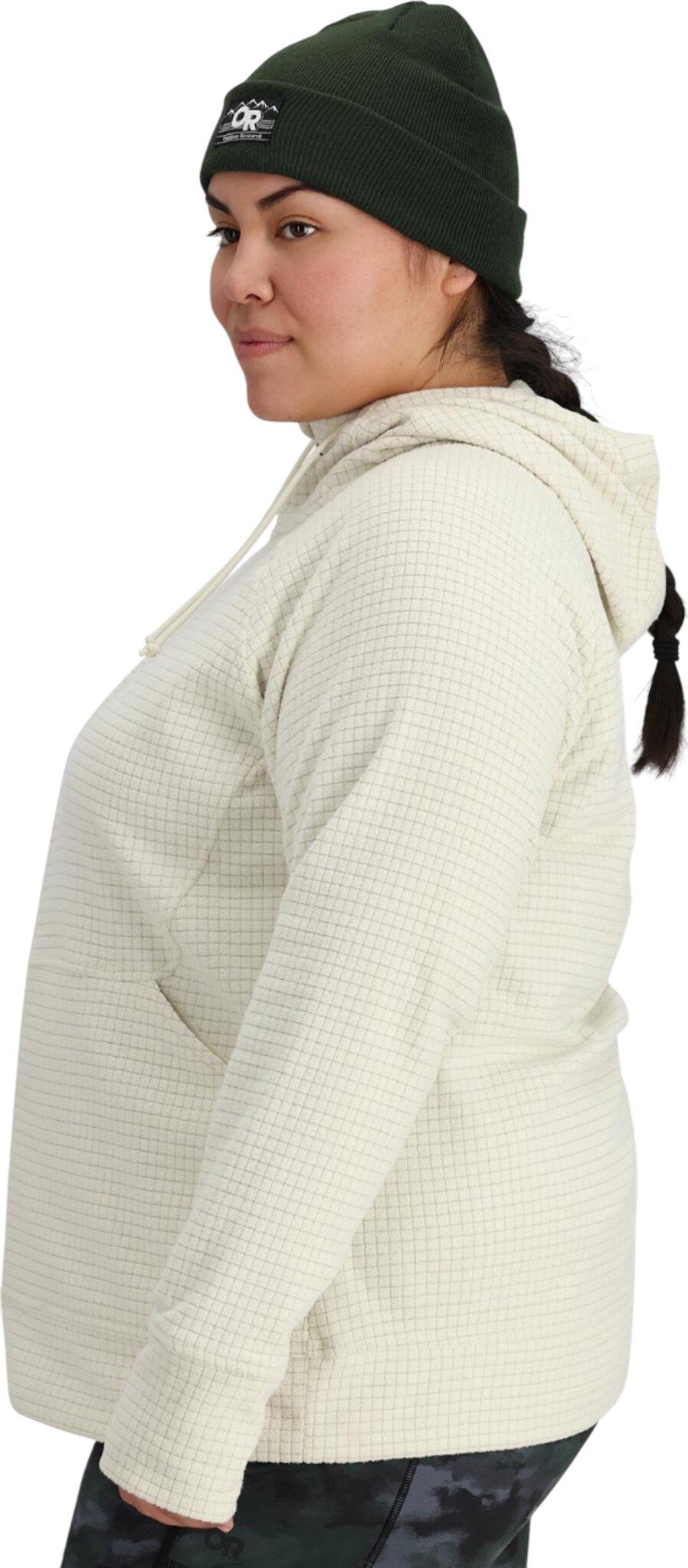 Numéro de l'image de la galerie de produits 4 pour le produit Chandail à capuchon à glissière pleine longueur en molleton Mega Trail Mix - Grande taille - Femme