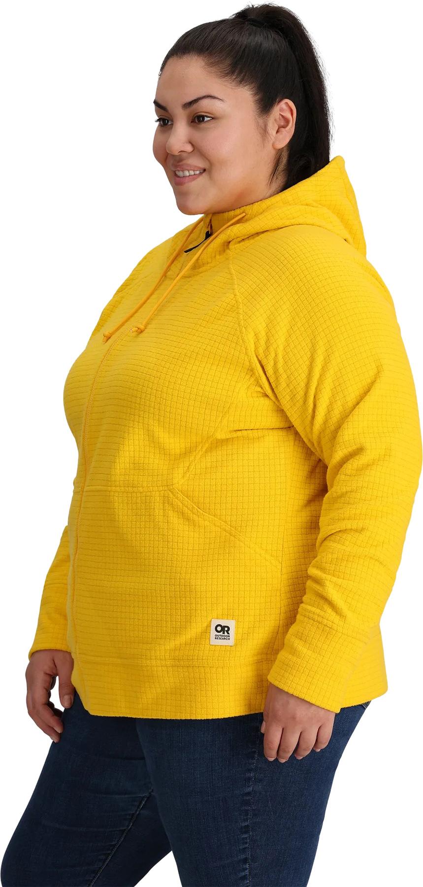 Numéro de l'image de la galerie de produits 2 pour le produit Chandail à capuchon à glissière pleine longueur en molleton Mega Trail Mix - Grande taille - Femme