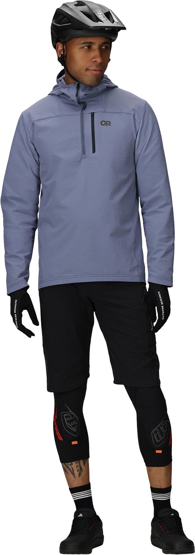 Product gallery image number 5 for product Freewheel Soft Shell Half Zip MTB Hoodie - Men's