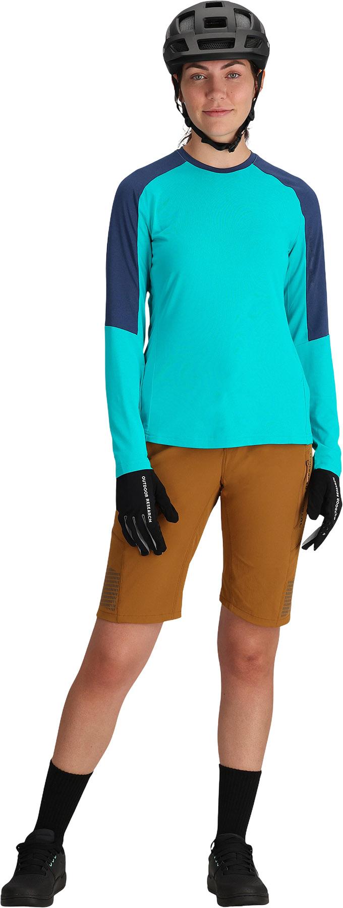Product gallery image number 3 for product Freewheel Long Sleeve MTB Jersey - Women's
