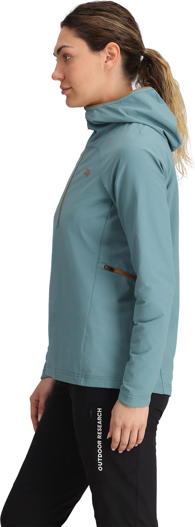 Numéro de l'image de la galerie de produits 4 pour le produit Chandail à capuchon à demi glissière Freewheel - Femme