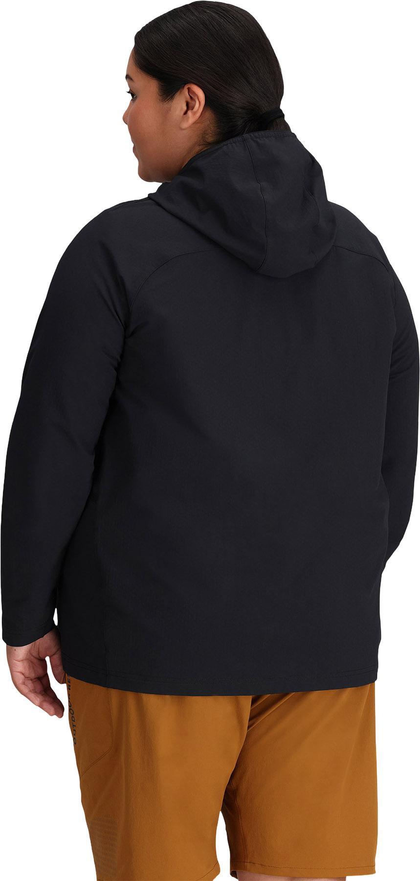 Numéro de l'image de la galerie de produits 2 pour le produit Chandail à capuchon à demi-glissière grande taille Freewheel MTB - Femme 