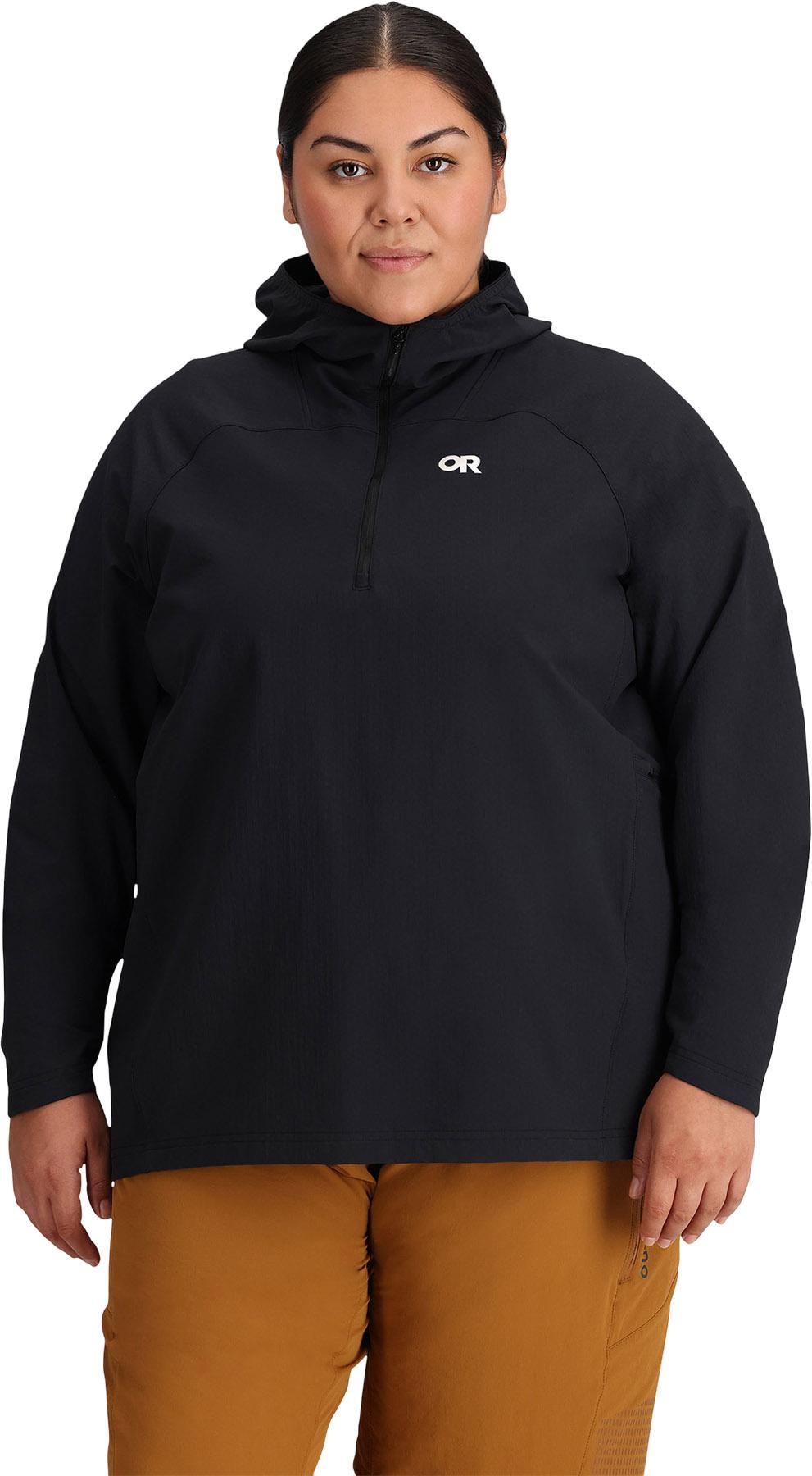 Numéro de l'image de la galerie de produits 3 pour le produit Chandail à capuchon à demi-glissière grande taille Freewheel MTB - Femme 