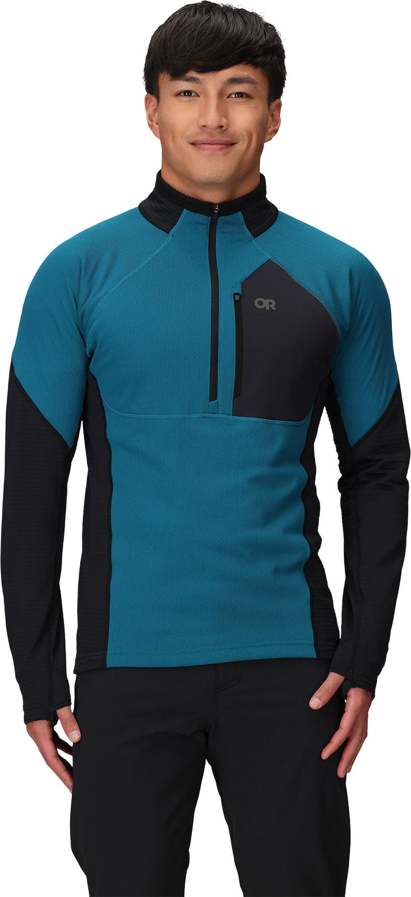 Product gallery image number 3 for product Deviator Fleece Half Zip Base Layer Top - Men's