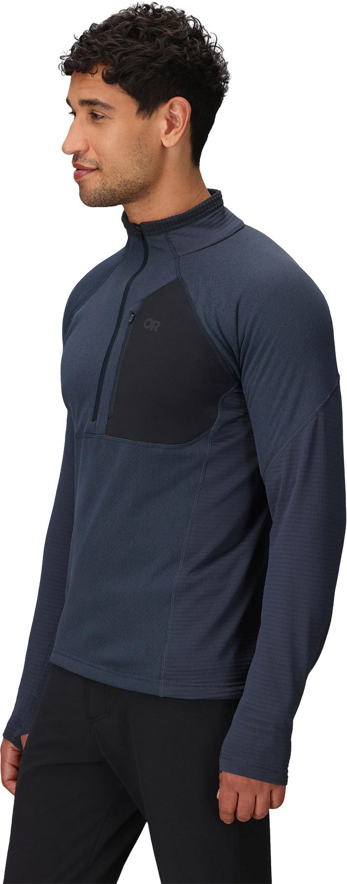 Product gallery image number 3 for product Deviator Fleece Half Zip Base Layer Top - Men's