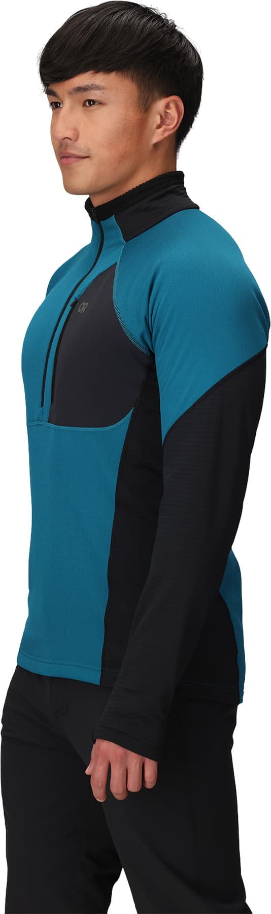 Product gallery image number 4 for product Deviator Fleece Half Zip Base Layer Top - Men's