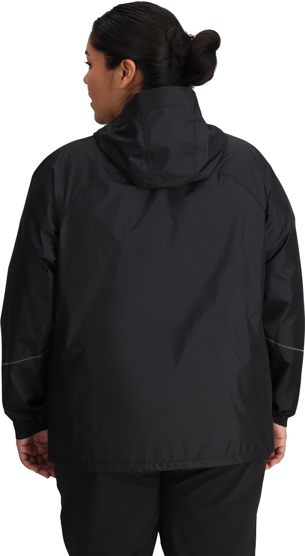 Product gallery image number 3 for product Helium Plus Size Rain Jacket - Women's