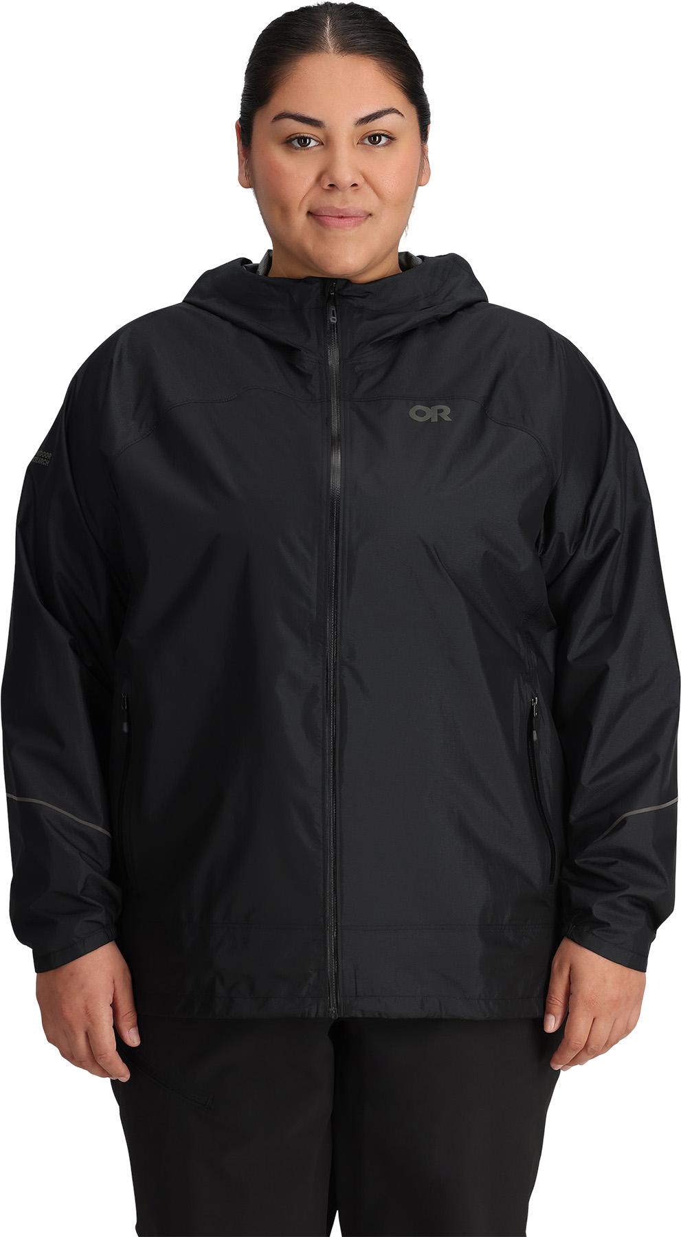 Product gallery image number 2 for product Helium Plus Size Rain Jacket - Women's