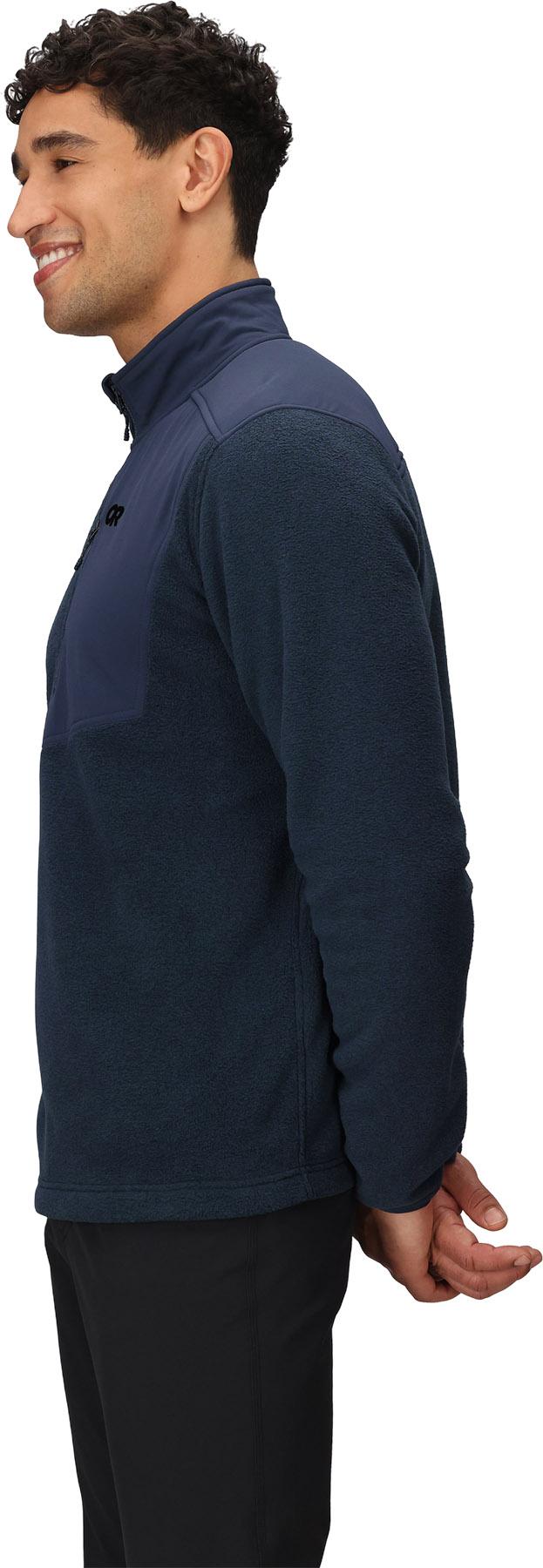 Product gallery image number 4 for product Manteau à demi-glissière Polartec 200 - Homme