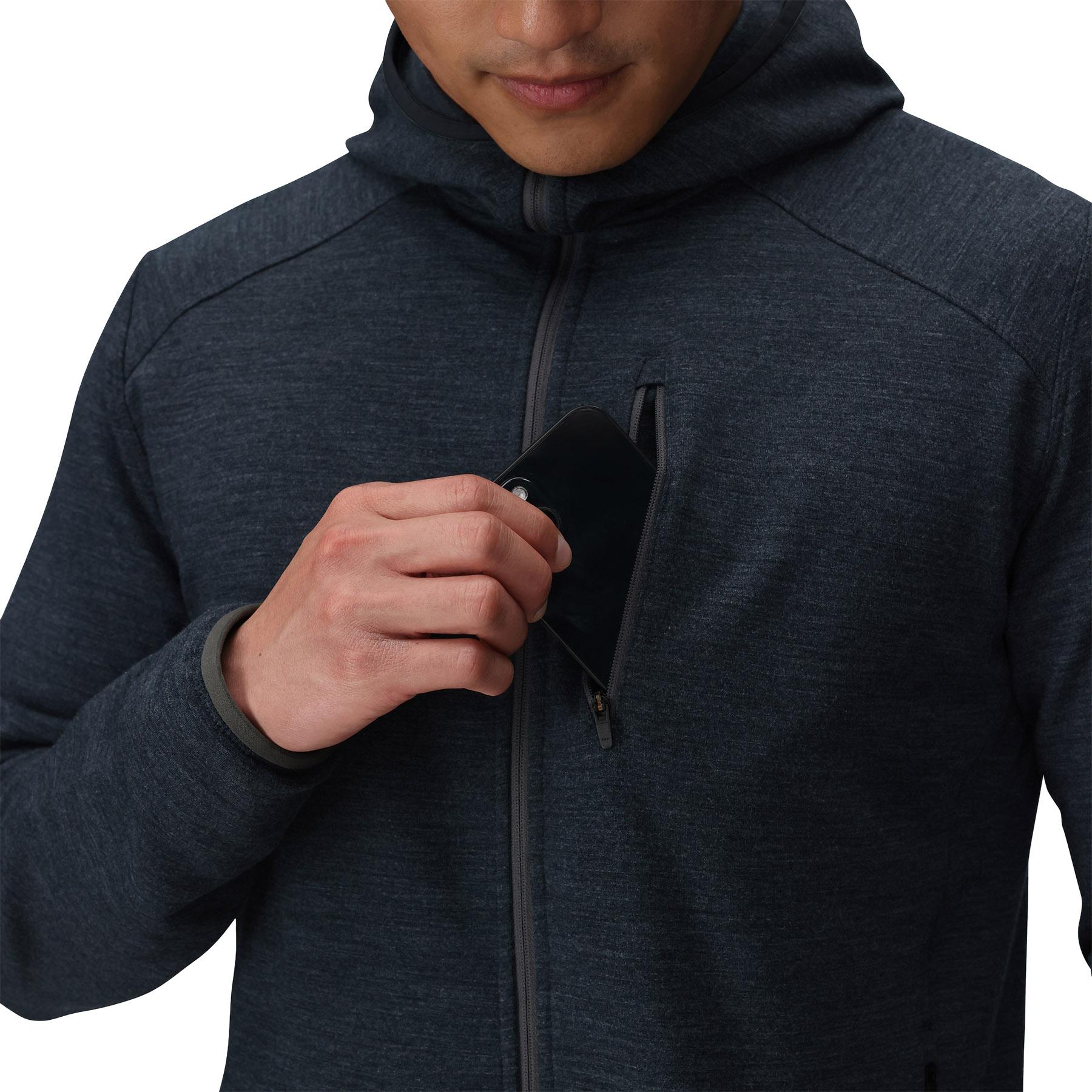 Numéro de l'image de la galerie de produits 3 pour le produit Chandail à capuchon zippé intégral en molleton Crescent - Homme