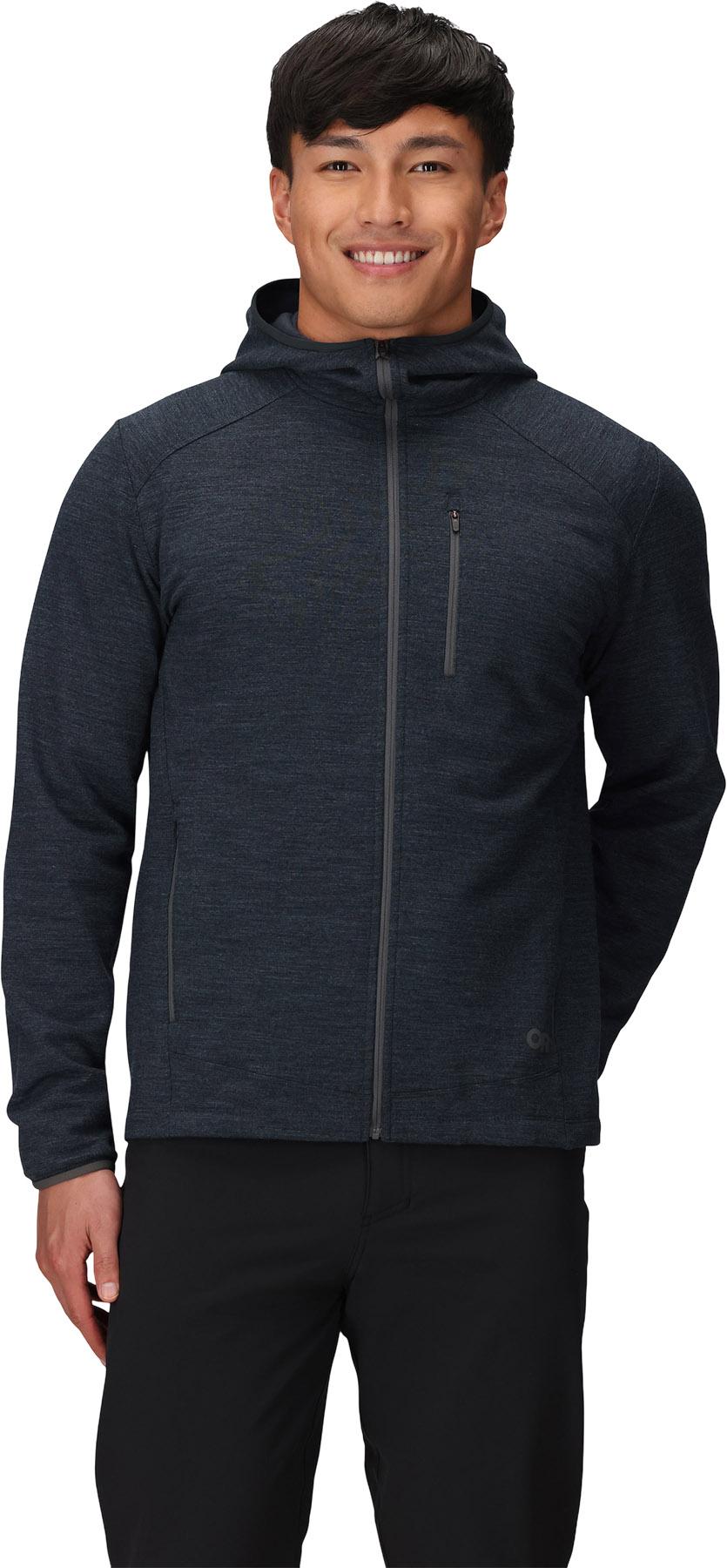 Numéro de l'image de la galerie de produits 5 pour le produit Chandail à capuchon zippé intégral en molleton Crescent - Homme