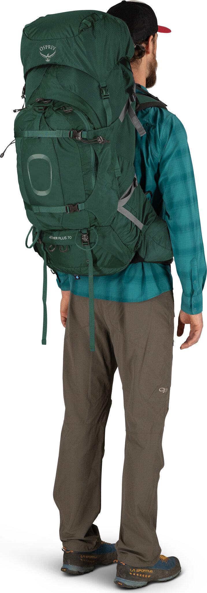 Product gallery image number 1 for product Aether Plus Backpacking Pack 70L - Men's