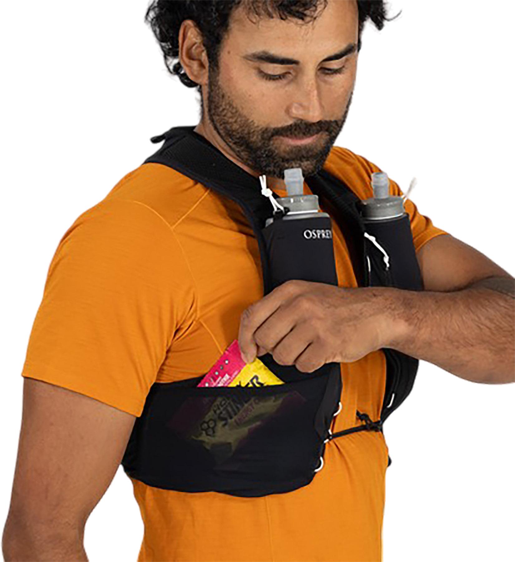 Product gallery image number 9 for product Duro LT Trail Running Vest with Flasks 0.5L - Men's