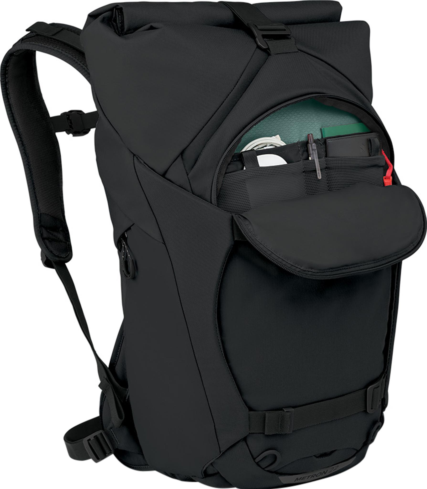 Product gallery image number 5 for product Metron Roll Top Bike Commuter Backpack 22L