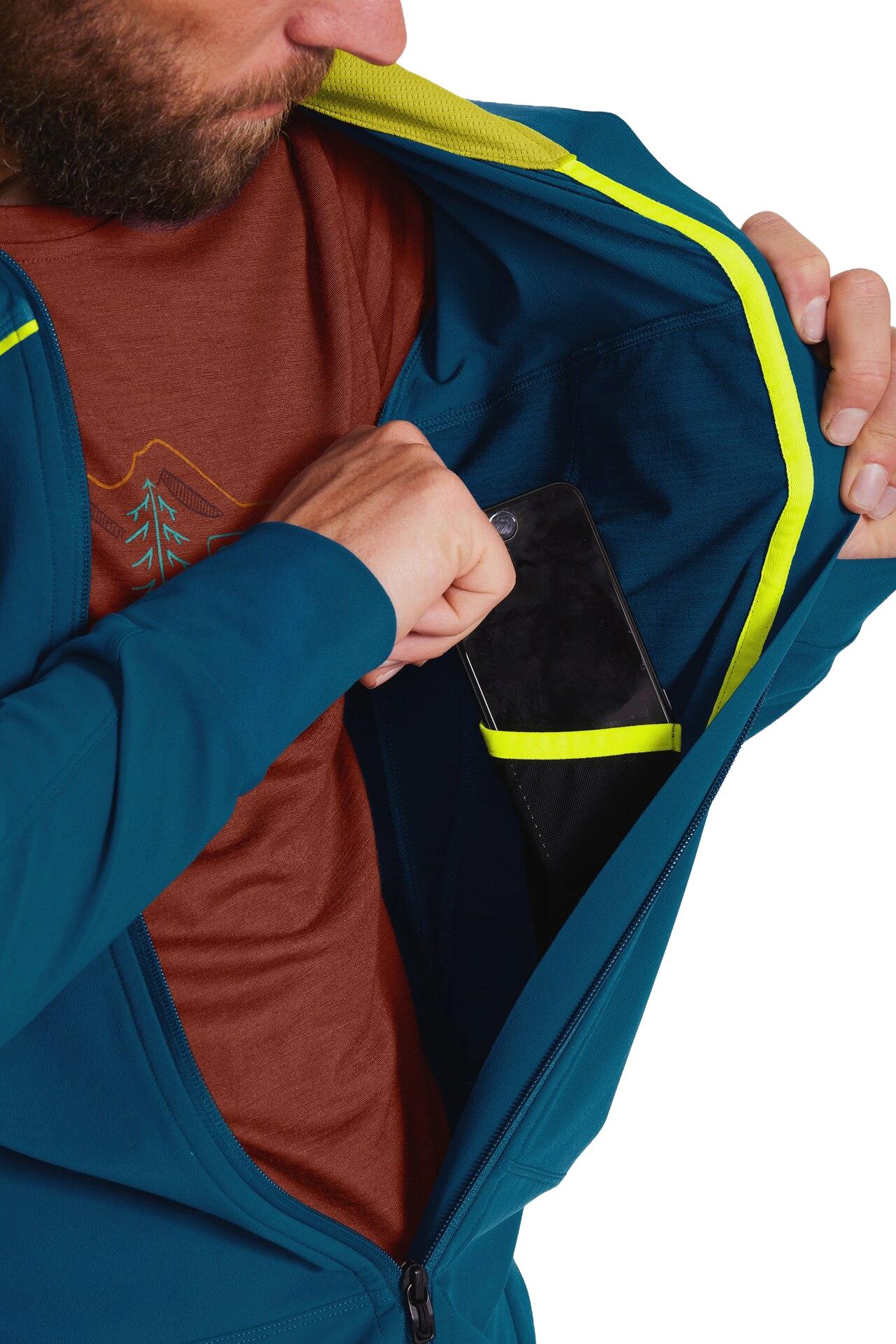 Numéro de l'image de la galerie de produits 6 pour le produit Manteau à capuchon coquille souple Pala - Homme