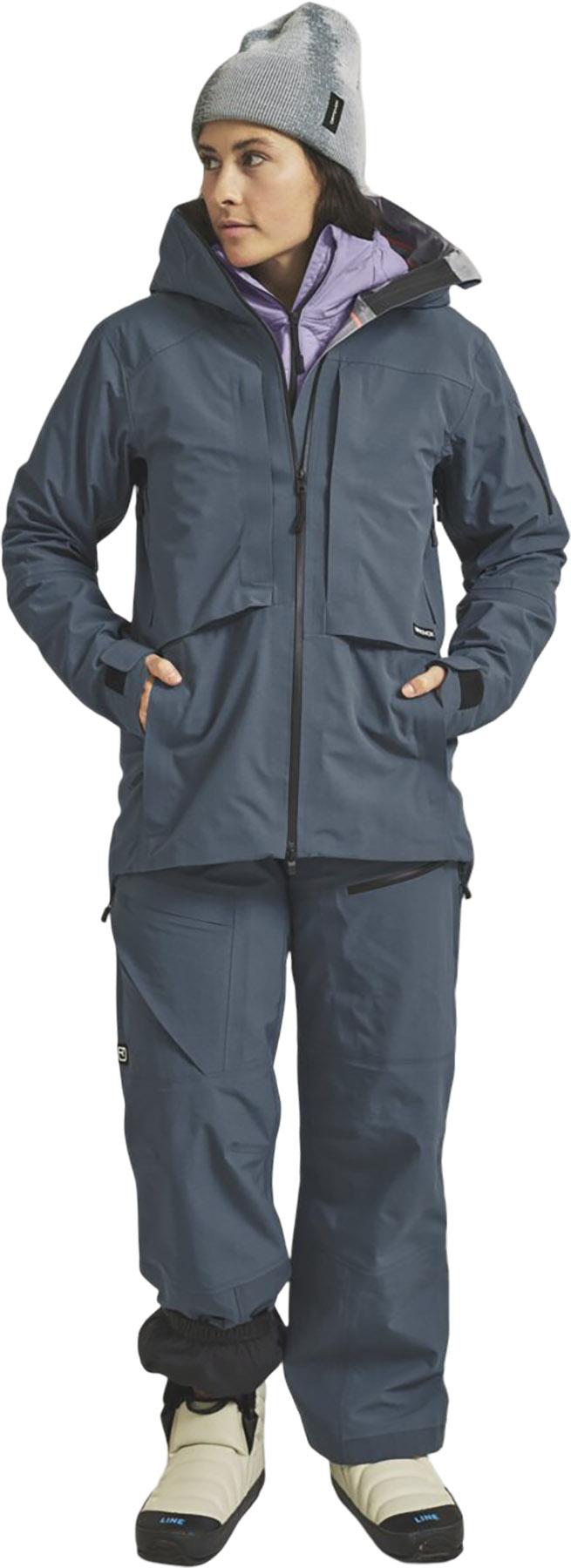 Numéro de l'image de la galerie de produits 4 pour le produit Manteau coquille rigide 3 couches Ravine Plus - Femme