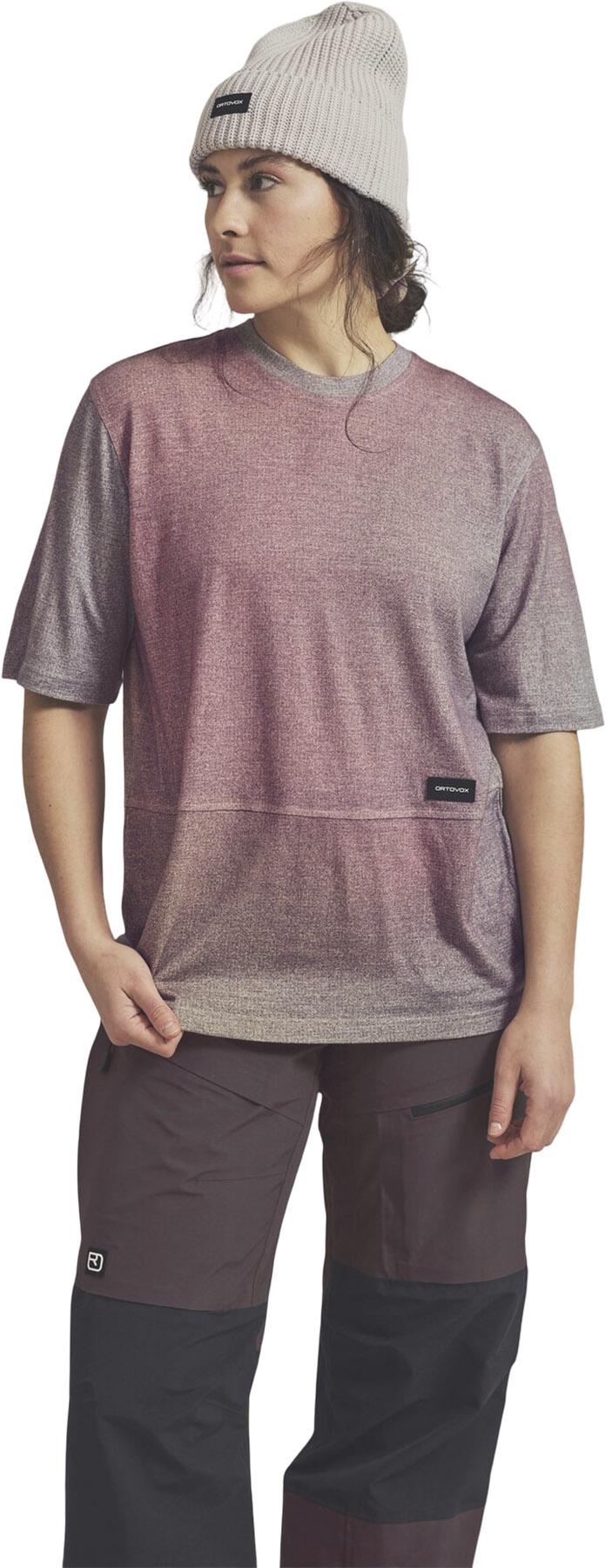 Product gallery image number 2 for product 185 Merino Patch Printed T-Shirt - Women's