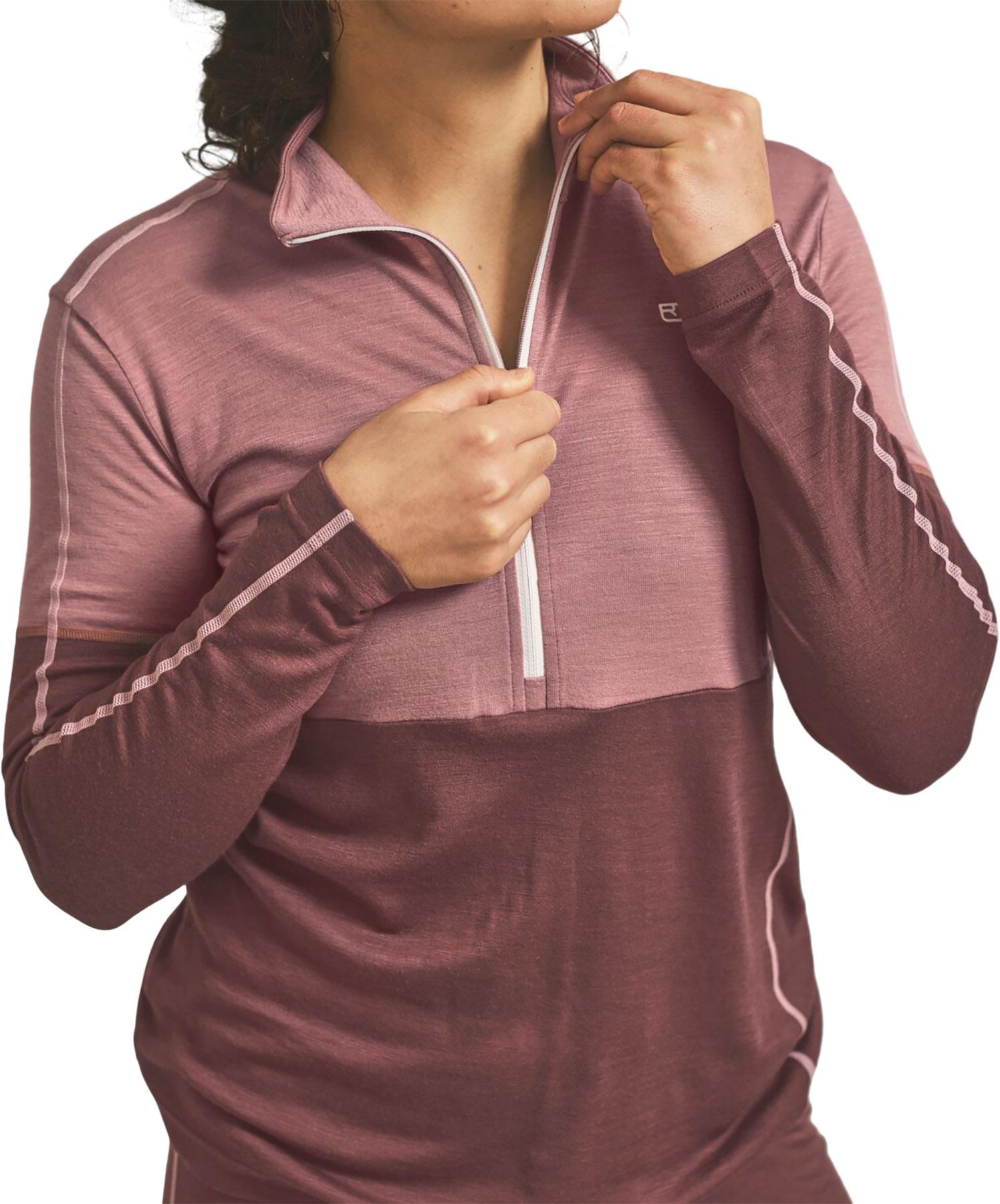 Product gallery image number 4 for product 185 Rock'N'Wool Zip Neck Base Layer Top - Women's