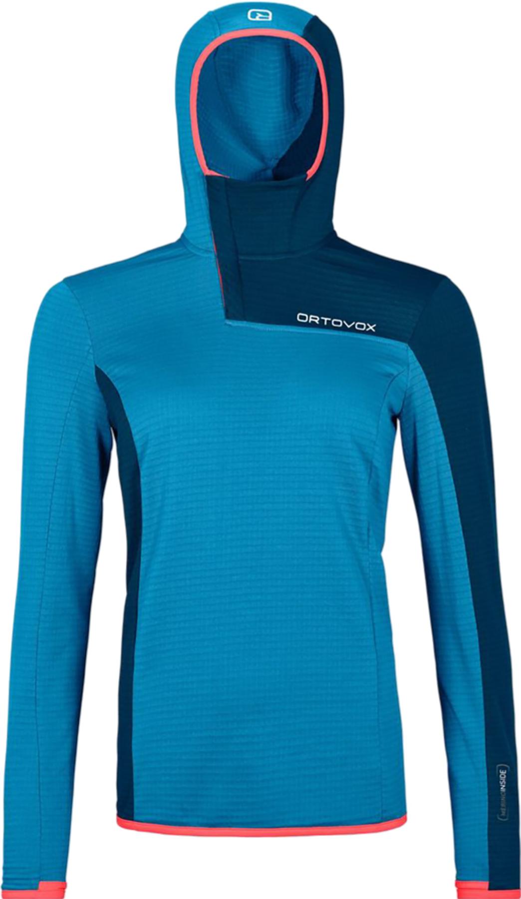 Product gallery image number 1 for product Fleece Light Grid Zip Neck Hoody - Women's