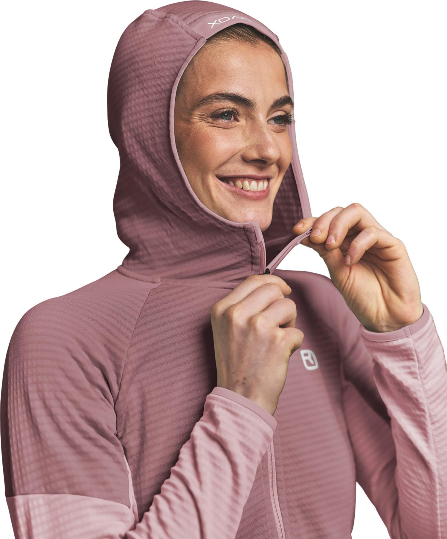 Numéro de l'image de la galerie de produits 4 pour le produit FLEECE LIGHT GRID HOODY W