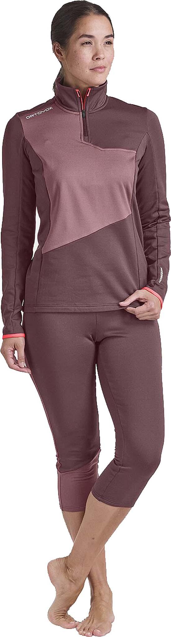 Product gallery image number 3 for product Fleece Light Zip Neck Pullover - Women's