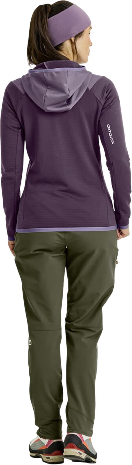 Numéro de l'image de la galerie de produits 3 pour le produit Chandail à capuchon Fleece Grid - Femme