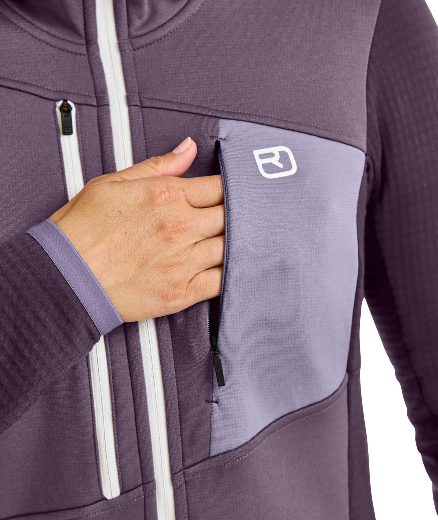 Numéro de l'image de la galerie de produits 4 pour le produit Chandail à capuchon Fleece Grid - Femme