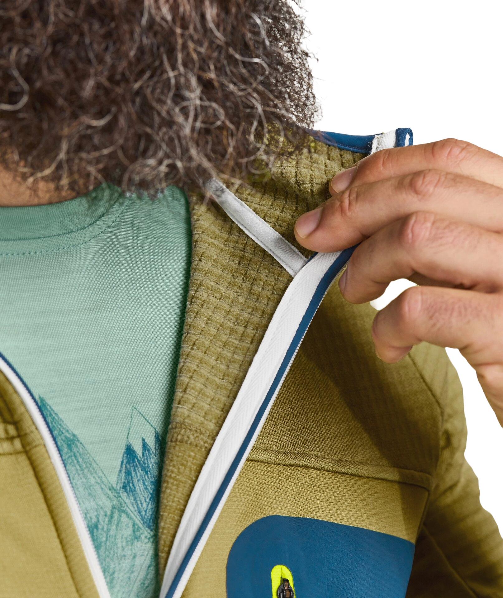 Product gallery image number 4 for product Chandail à capuchon Fleece Grid - Homme