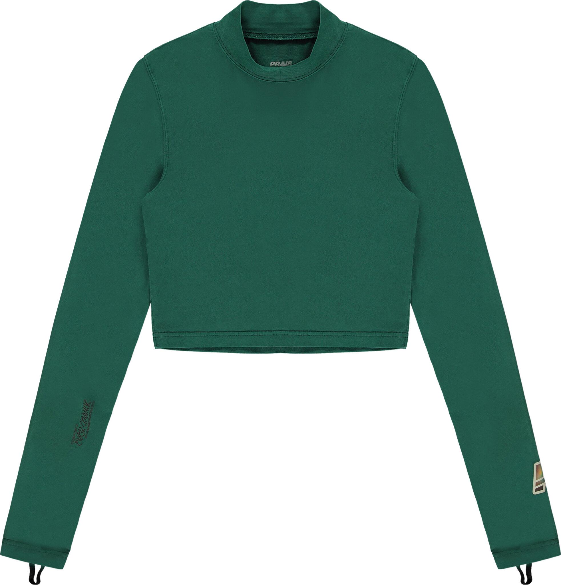 Product gallery image number 1 for product Tiger Mock Neck Cropped Top - Women's