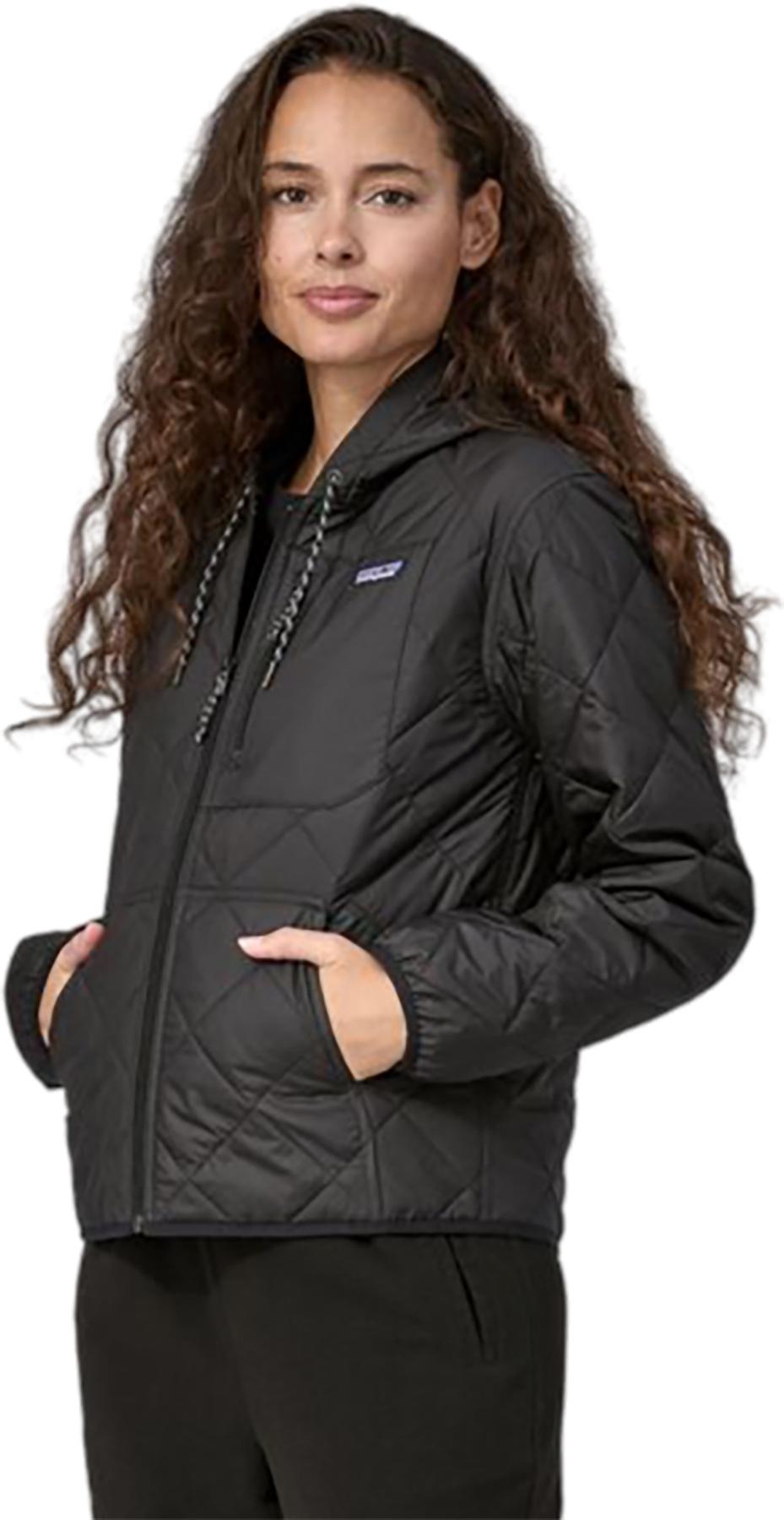 Product gallery image number 3 for product Diamond Quilted Bomber Hoody - Women's