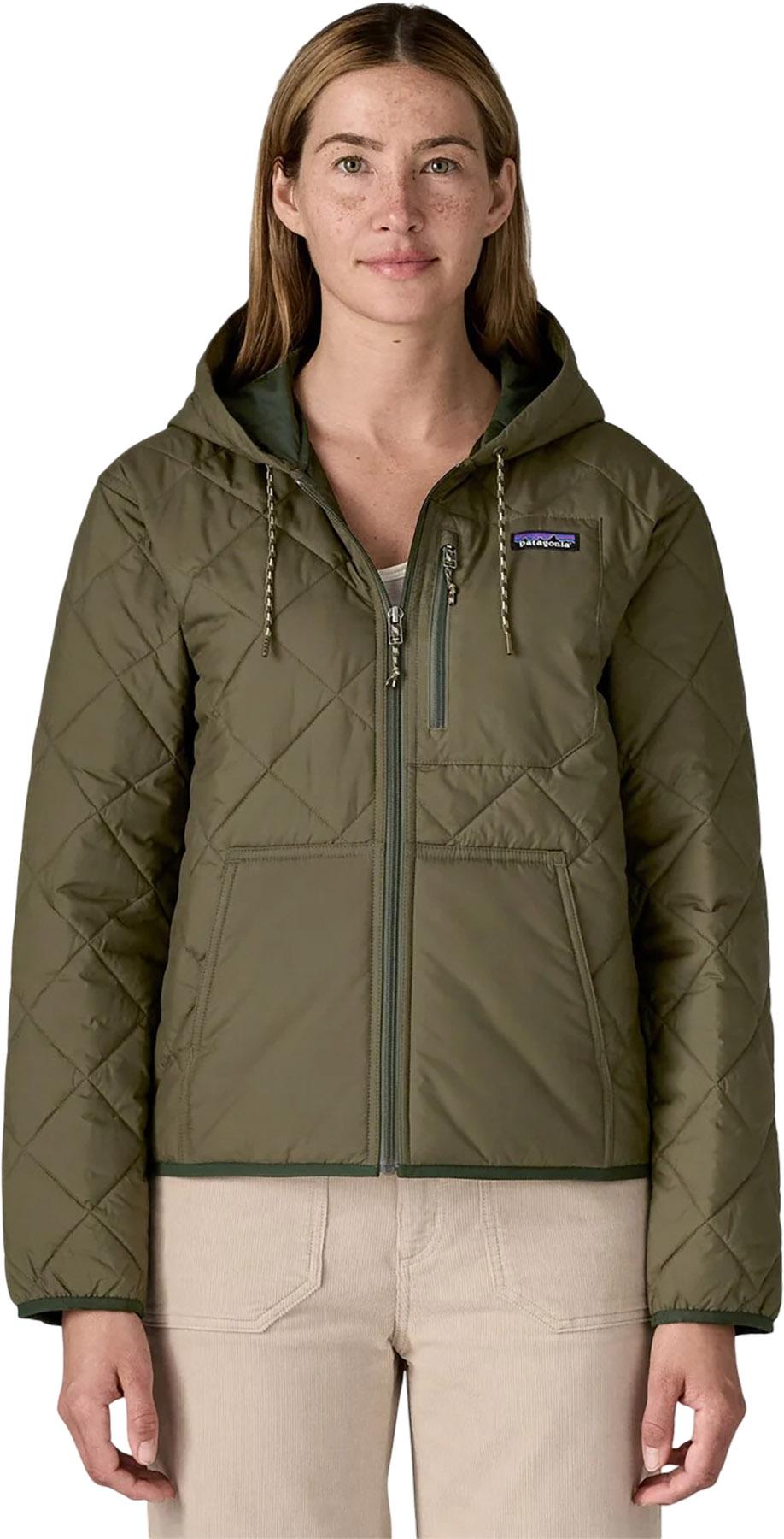 Product gallery image number 3 for product Diamond Quilted Bomber Hoody - Women's