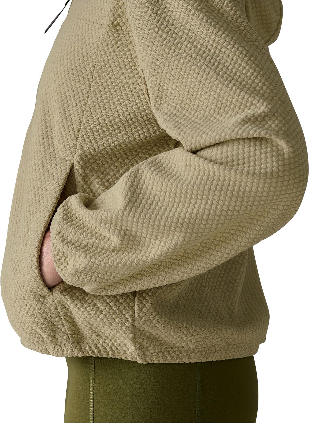 Product gallery image number 4 for product Textured Fleece Hoody - Women's