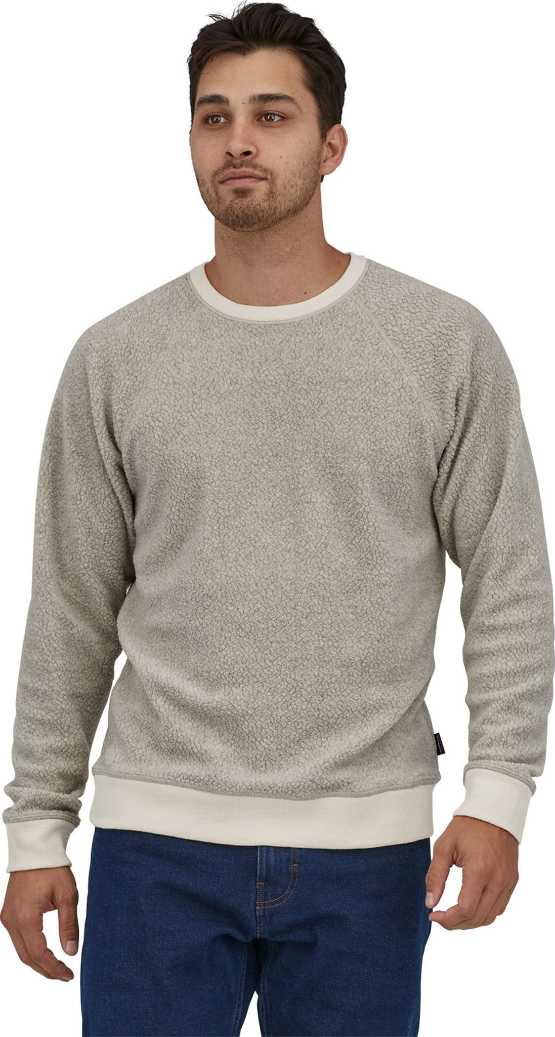 Product gallery image number 5 for product Reversible Shearling Crew Neck Pullover - Men's