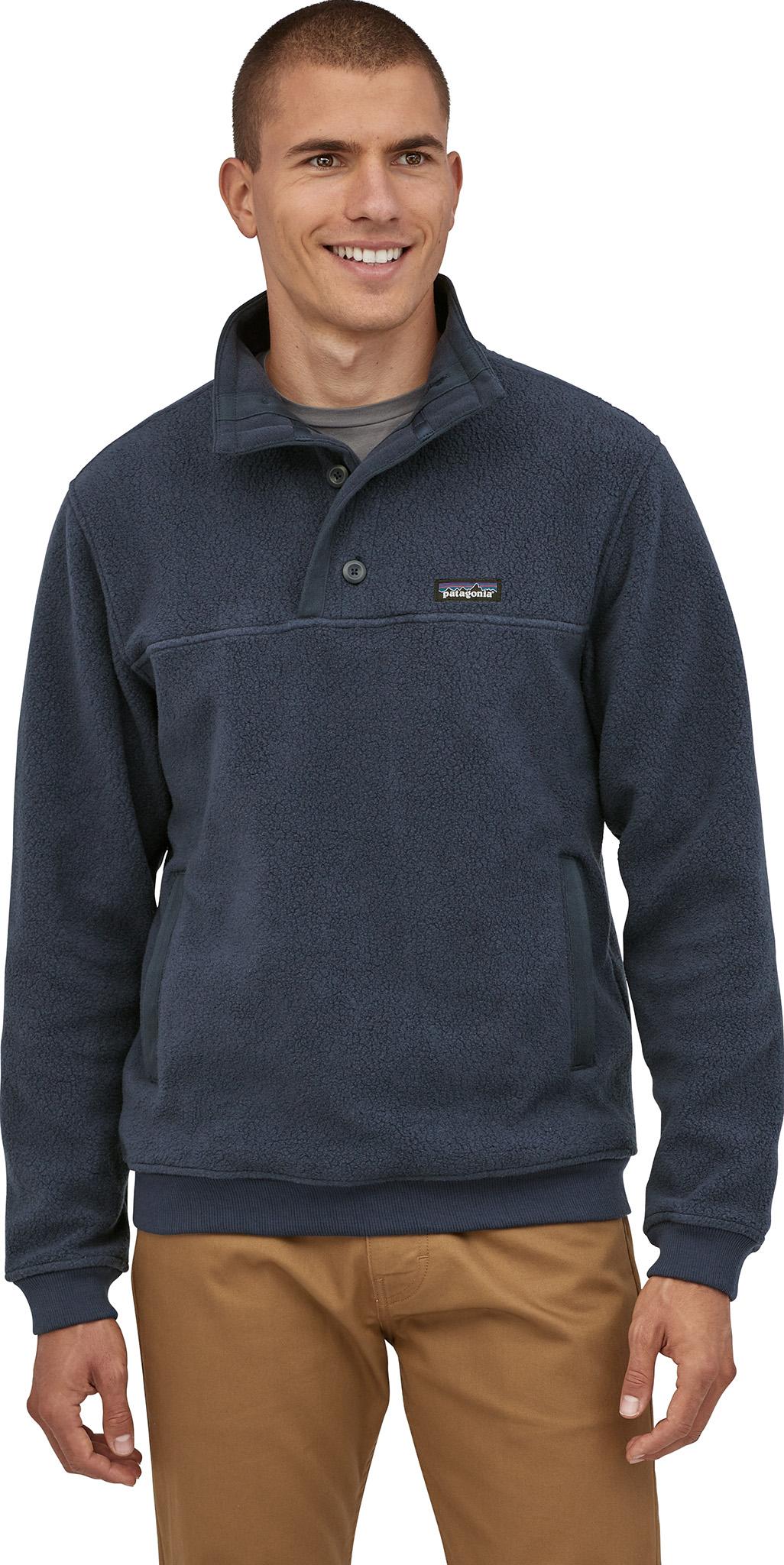 Product gallery image number 4 for product Shearling Fleece Button Pullover - Men's